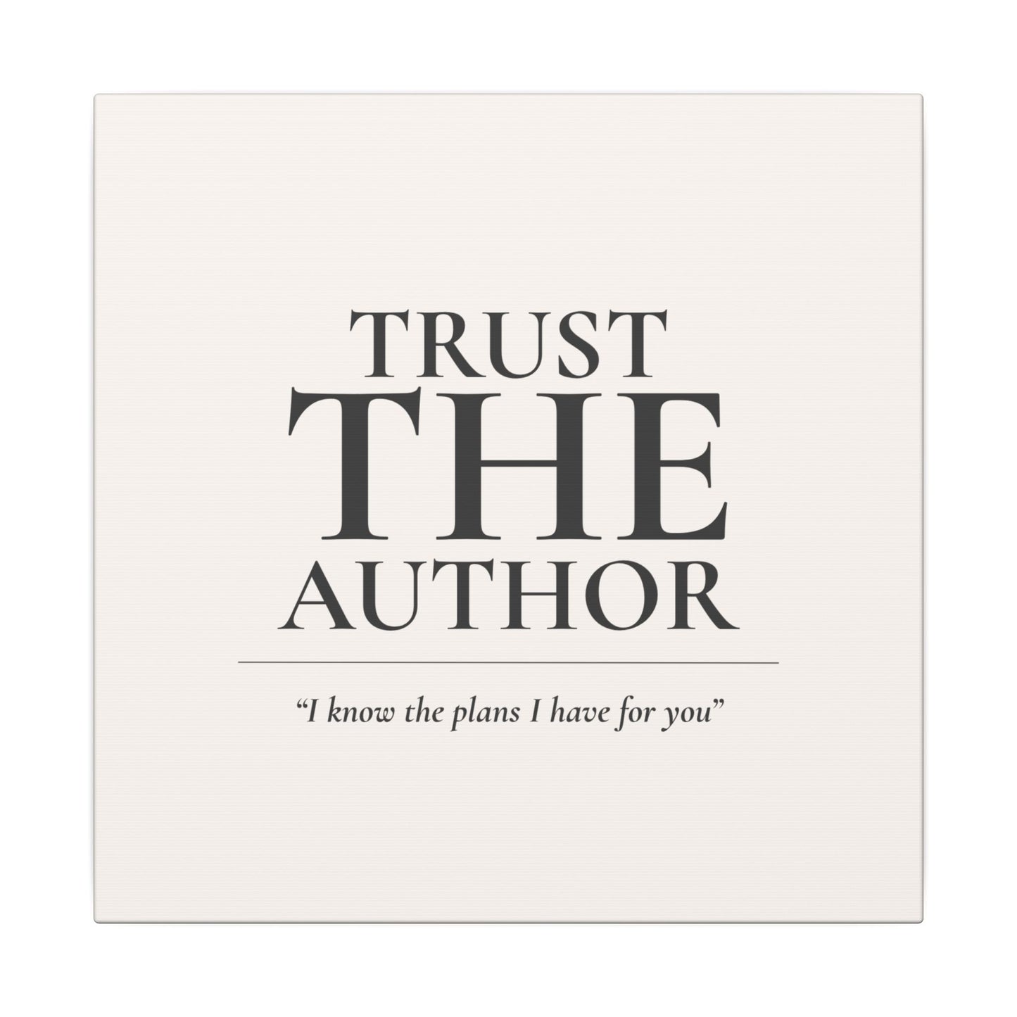 Trust The Author