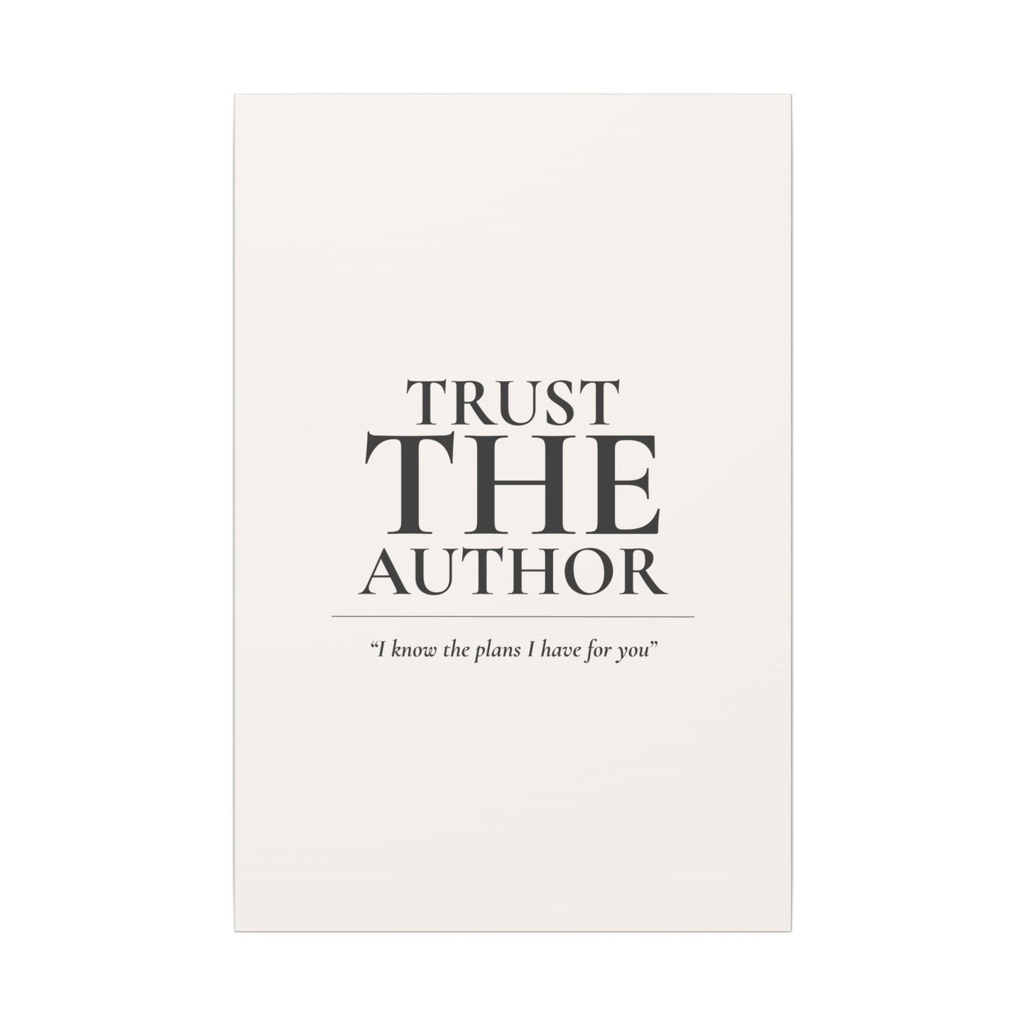 Trust The Author